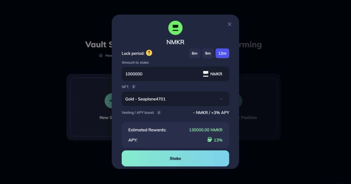 NMKR Adds Staking Utility To Token